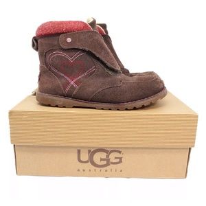 UGG Australia T Love Ankle Boots Brown Suede